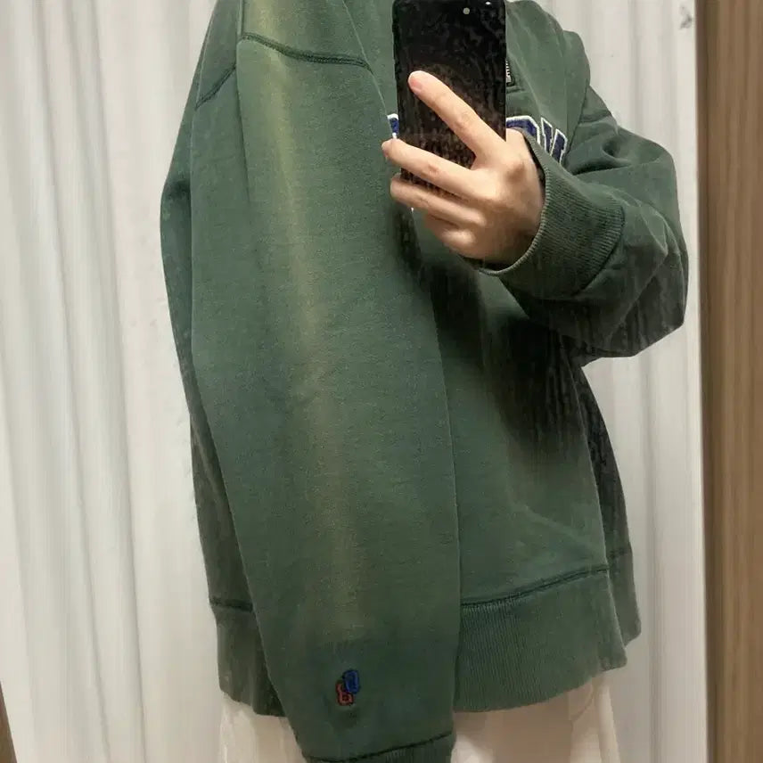 [BUNJANG] GAINSBORO Half-Zip Sweatshirt / 착샷O) GAINSBORO 게인스보로 반집업 맨투맨