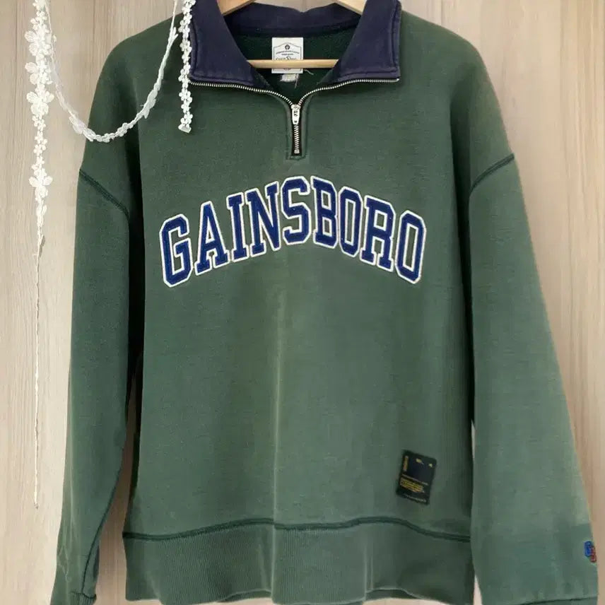 [BUNJANG] GAINSBORO Half-Zip Sweatshirt / 착샷O) GAINSBORO 게인스보로 반집업 맨투맨