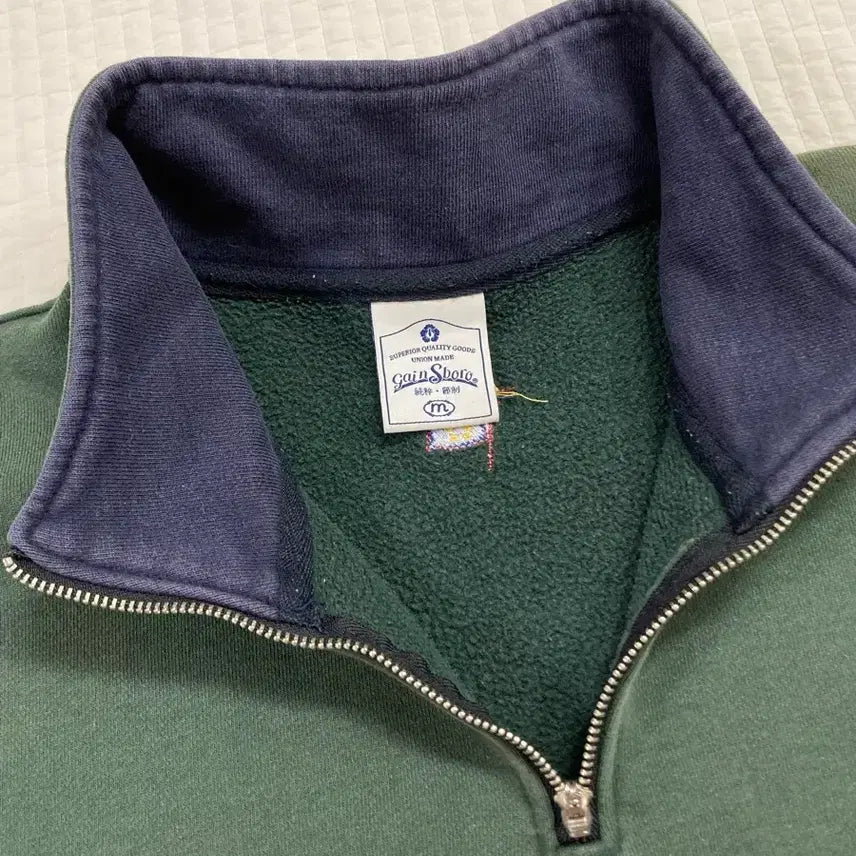 [BUNJANG] GAINSBORO Half-Zip Sweatshirt / 착샷O) GAINSBORO 게인스보로 반집업 맨투맨