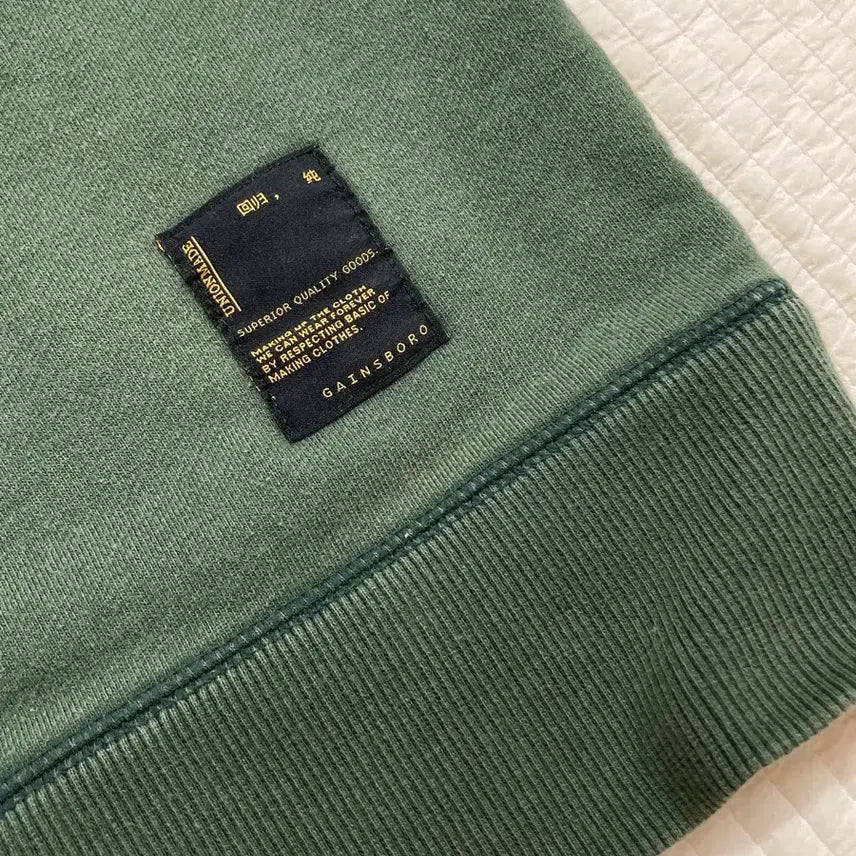 [BUNJANG] GAINSBORO Half-Zip Sweatshirt / 착샷O) GAINSBORO 게인스보로 반집업 맨투맨