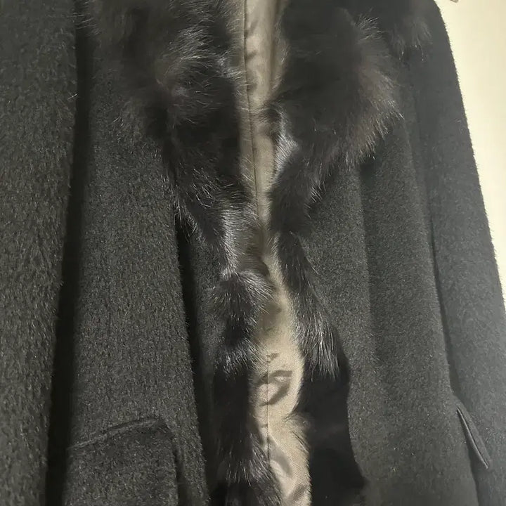 [BUNJANG] Anne Klein Alpaca Fox Fur Coat / AK Anne Klein 폭스퍼 알파카 코트 판매