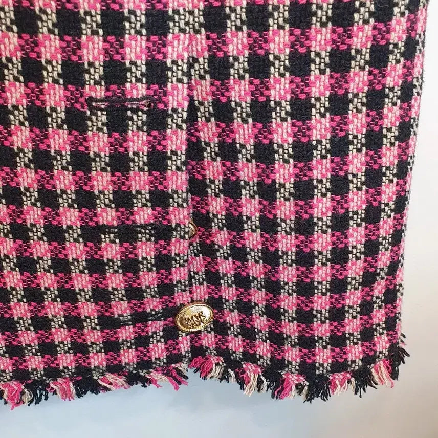 [BUNJANG] Mojo S.phine Tweed Dress / 오늘하루만 모조에스핀 체크 트위드원피스 55