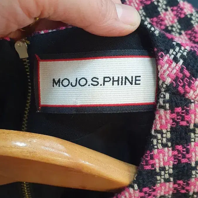 [BUNJANG] Mojo S.phine Tweed Dress / 오늘하루만 모조에스핀 체크 트위드원피스 55