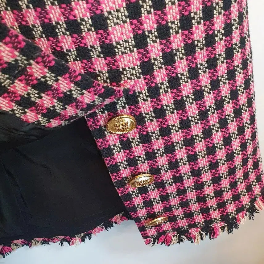 [BUNJANG] Mojo S.phine Tweed Dress / 오늘하루만 모조에스핀 체크 트위드원피스 55