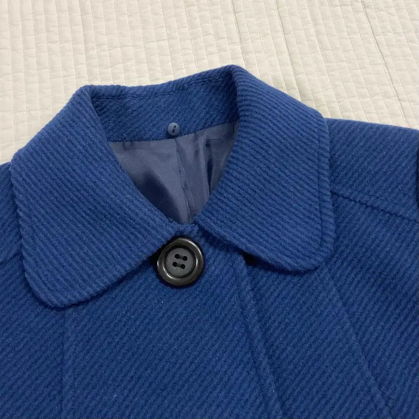 [BUNJANG] [Vintage Japan] Angora Short Coat / 착샷O) [일본 빈티지] 둥근 카라 앙고라 숏 코트