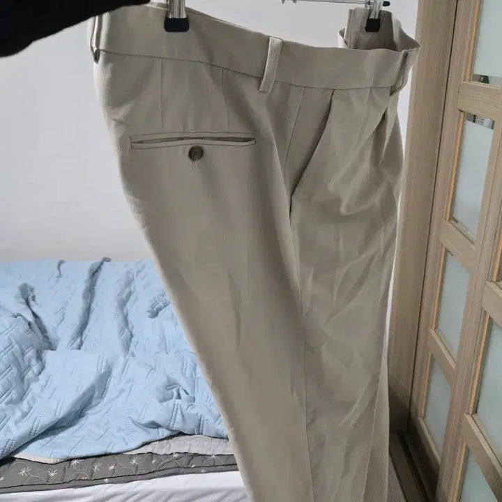 [BUNJANG] 8 Seconds Beige Cotton Men's Slacks / 베이지색 남성 면바지 슬랙스 에잇세컨즈 슬랙스