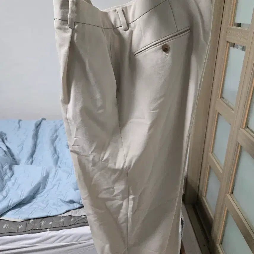 [BUNJANG] 8 Seconds Beige Cotton Men's Slacks / 베이지색 남성 면바지 슬랙스 에잇세컨즈 슬랙스