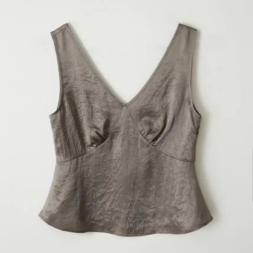 [SOLD OUT] 게드 새틴 블라우스 브라운 S