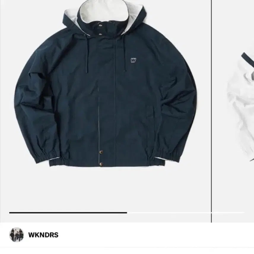 [BUNJANG] Weeekly Reversible Hooded Windbreaker / 위캔더스 리버시블 후드 바람막이