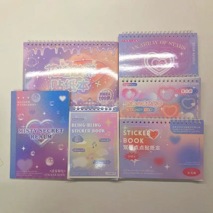 [BUNJANG] Imported Sticker Book Bundle Set / 수입 스티커 스티커북 일괄 다꾸 탑꾸