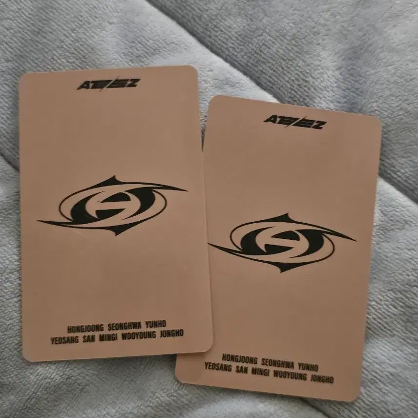 에이티즈 WILL 홍중/성화 싸인 포토카드