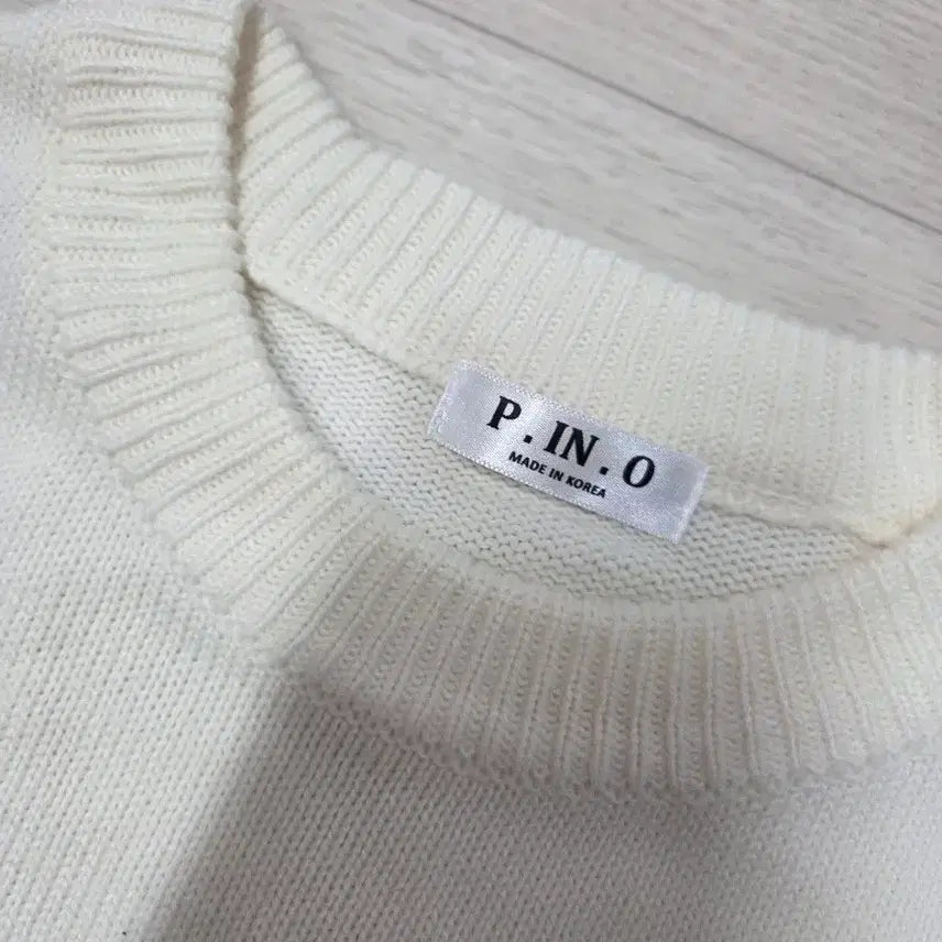 [BUNJANG] P.IN.O Stitch Round Knit Sweater / 새상품 남성105  P.IN.O 스티치 라운드 니트