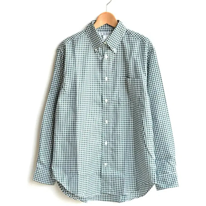 [SOLD OUT] EEL BD 깅엄체크 셔츠 (그린/L사이즈)