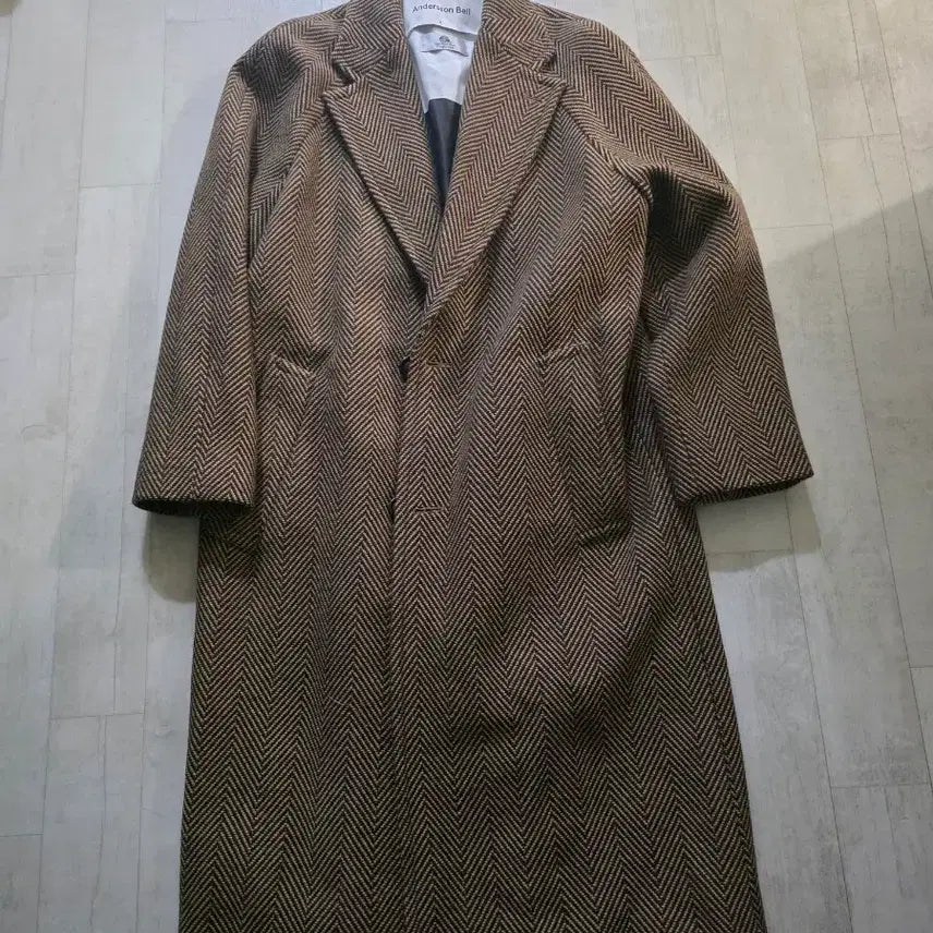 [BUNJANG] Andersson Bell Miguel Herringbone Coat S / 앤더슨벨 미구엘 헤링본 코트 S