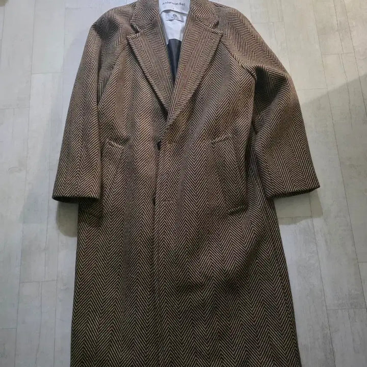 [BUNJANG] Andersson Bell Miguel Herringbone Coat S / 앤더슨벨 미구엘 헤링본 코트 S