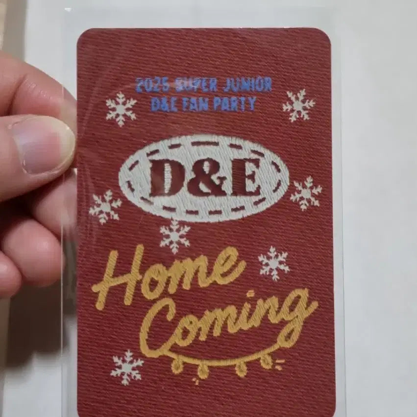 슈퍼주니어 D&E 동해 은혁 2025 홈커밍 팬미팅 1회차 포토카드 포카