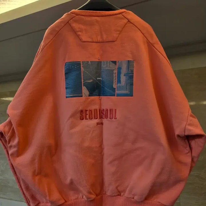 [BUNJANG] Juun.J Seoul Soul Sweatshirt - Pink / [M]준지 서울소울 맨투맨 핑크