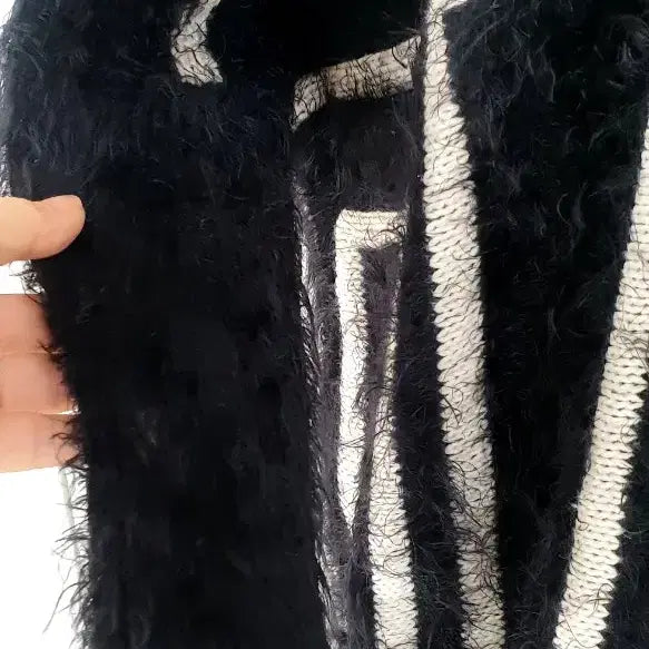 [BUNJANG] Unique Pattern Oversized Sweater / 유니크 패턴 박시 스웨터 (새제품)