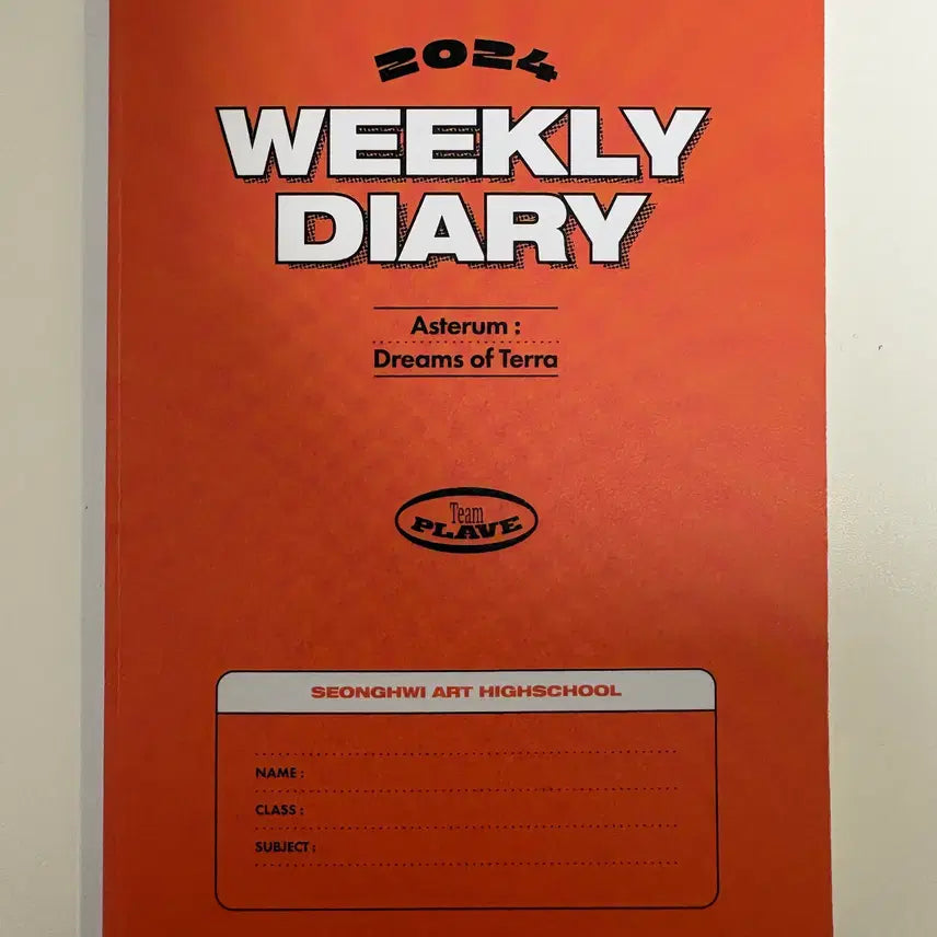 플레이브 2024 시그 다이어리