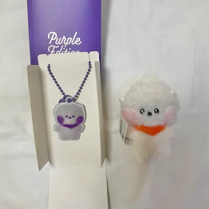 bt21 RJ 알제이 퍼플위시 키링 + RJ 과일 미니니 인형 석진 방탄