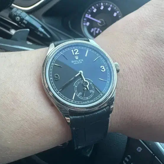 [BUNJANG] Rolex 1908 White Gold Black Dial Watch / 롤렉스 1908 화이트골드 검판 팝니다