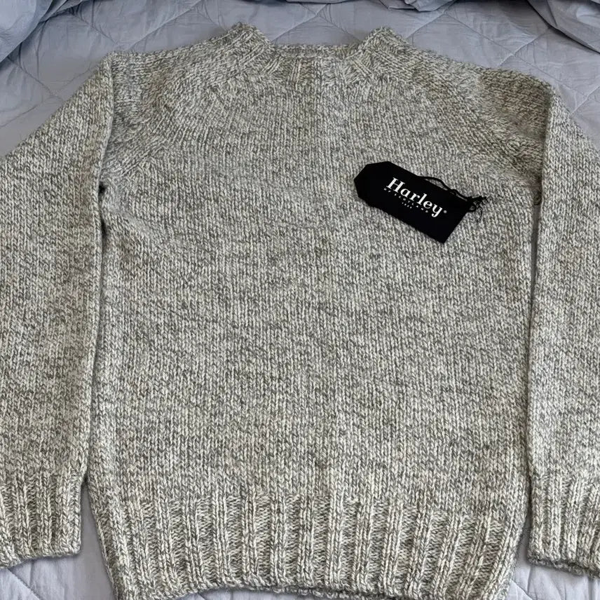 [BUNJANG] Harley of Scotland Chunky Undyed Knit / Harley of Scotland 청키 언다이드(undyed) 니트