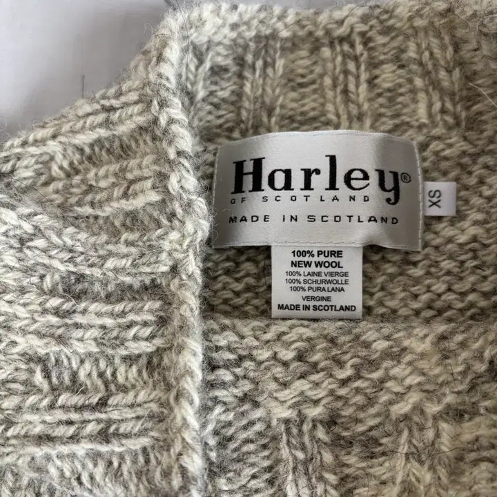 [BUNJANG] Harley of Scotland Chunky Undyed Knit / Harley of Scotland 청키 언다이드(undyed) 니트