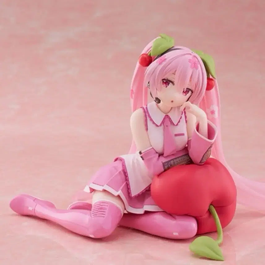 (미개봉)하츠네 미쿠 사쿠라미쿠 체리 블로섬 미소녀 피규어 타이토 데스크