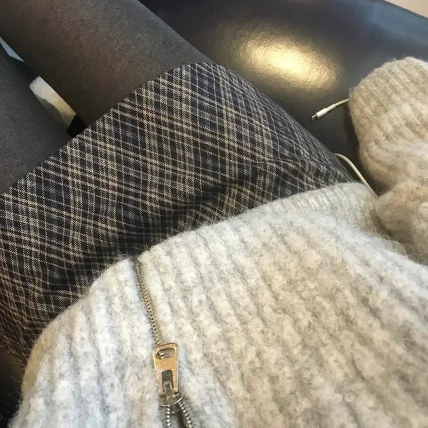 [BUNJANG] AnywaySummer Checkered Mini Skirt / 애니웨이썸머 체크 미니 스커트