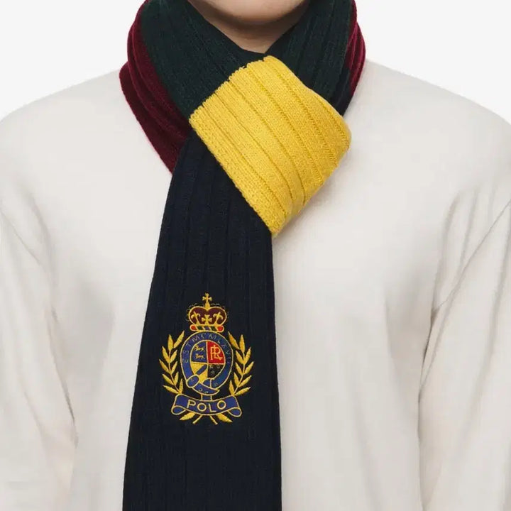 [BUNJANG] Polo Ralph Lauren Merino Wool Muffler / 폴로 랄프로렌 메리노 울 머플러