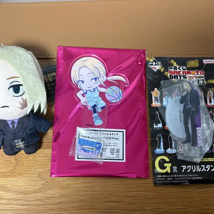 [BUNJANG] Sakamoto Days Shishiba Acrylic Stand & Doll / 사카모토 데이즈 시시바 인형 + 아크릴 스탠드