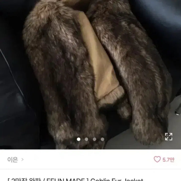 [BUNJANG] GOBLIN Fur Jacket / 이은 고블린 퍼자켓 퍼후크자켓