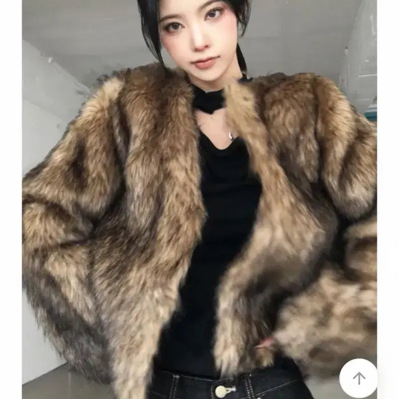 [BUNJANG] GOBLIN Fur Jacket / 이은 고블린 퍼자켓 퍼후크자켓
