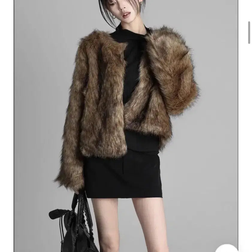 [BUNJANG] GOBLIN Fur Jacket / 이은 고블린 퍼자켓 퍼후크자켓