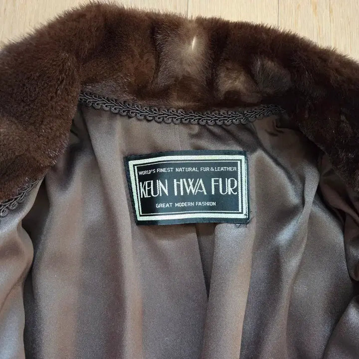 [BUNJANG] Geunhwa Fur Mink Coat - Brown / 근화모피 밍크코트 브라운