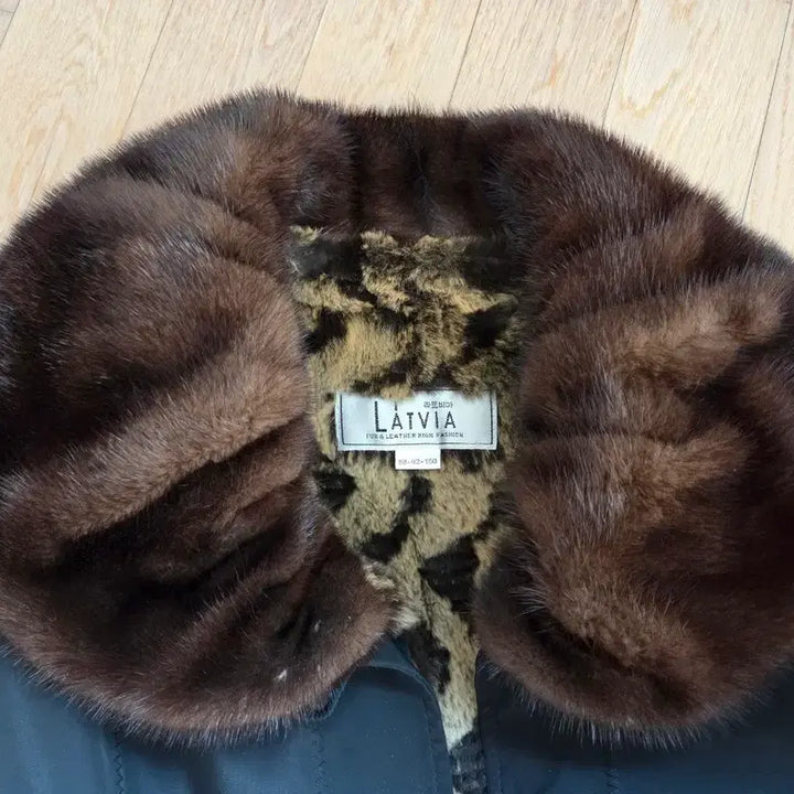 [BUNJANG] Mink Trimmed Long Coat / 밍크 트리밍 롱코트
