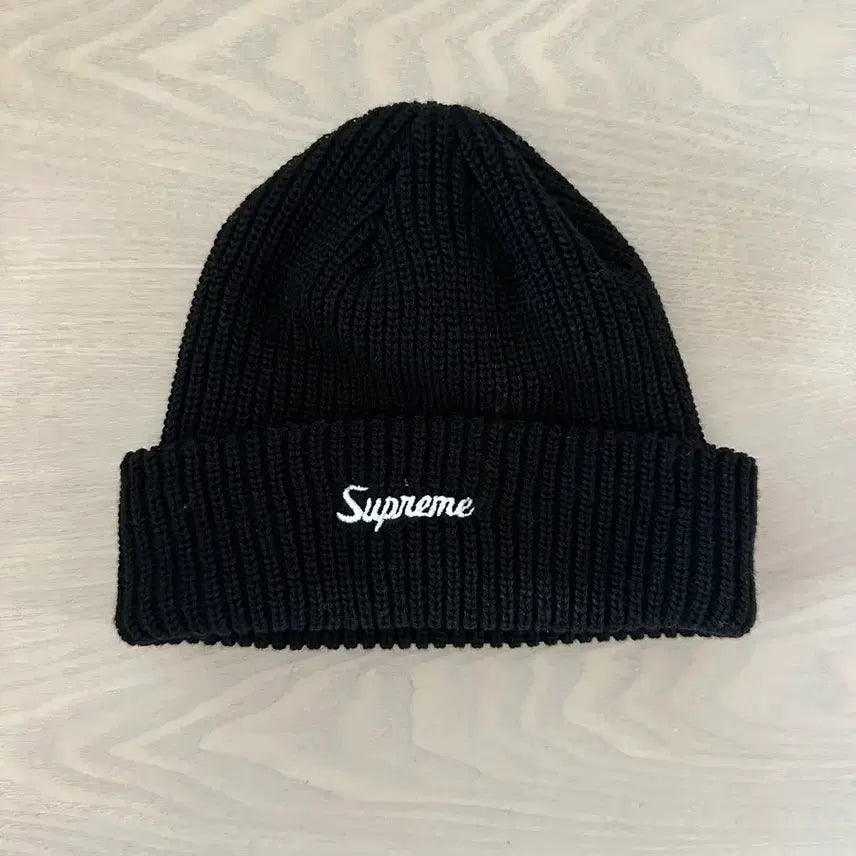 [BUNJANG] Supreme Black Beanie / 슈프림 블랙 비니