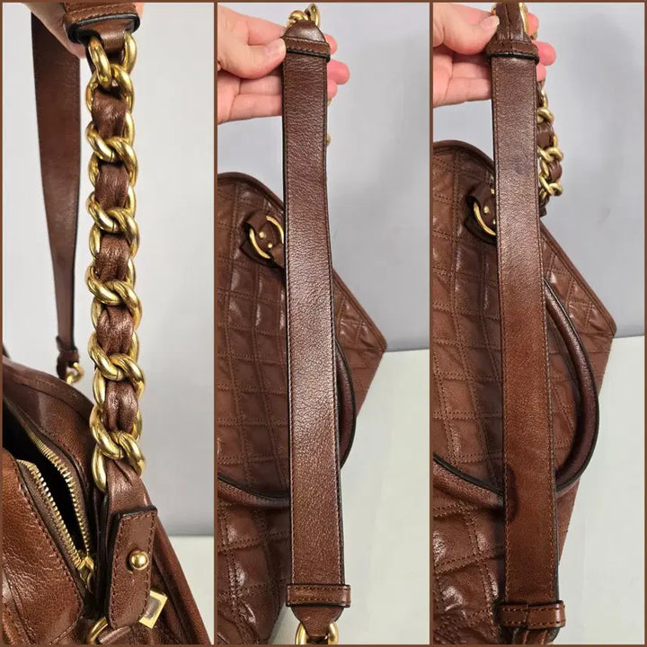 [BUNJANG] Marc Jacobs Classic Quilted Chain Shoulder Bag Tote Bag / 마크제이콥스 클래식 퀼팅 체인 숄더백 토트백 가방 정품