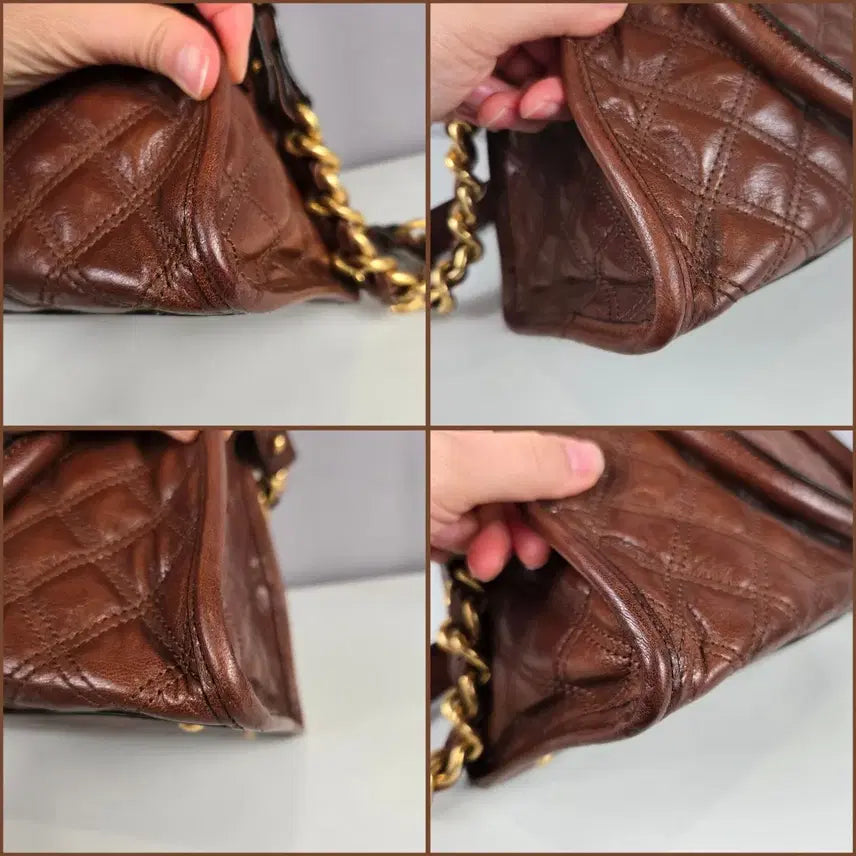 [BUNJANG] Marc Jacobs Classic Quilted Chain Shoulder Bag Tote Bag / 마크제이콥스 클래식 퀼팅 체인 숄더백 토트백 가방 정품