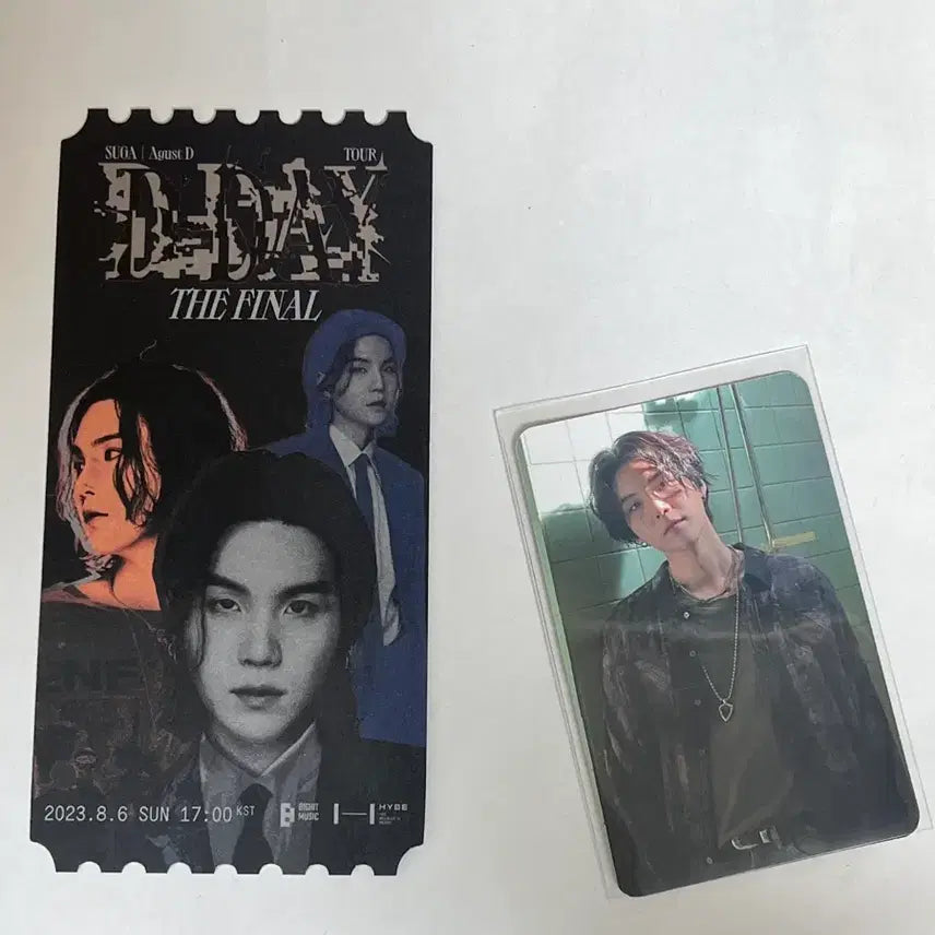[BUNJANG] BTS Suga D-Day Final Concert Bundle Set / 슈가 디데이 파이널 콘서트 티켓+포카 일괄판매