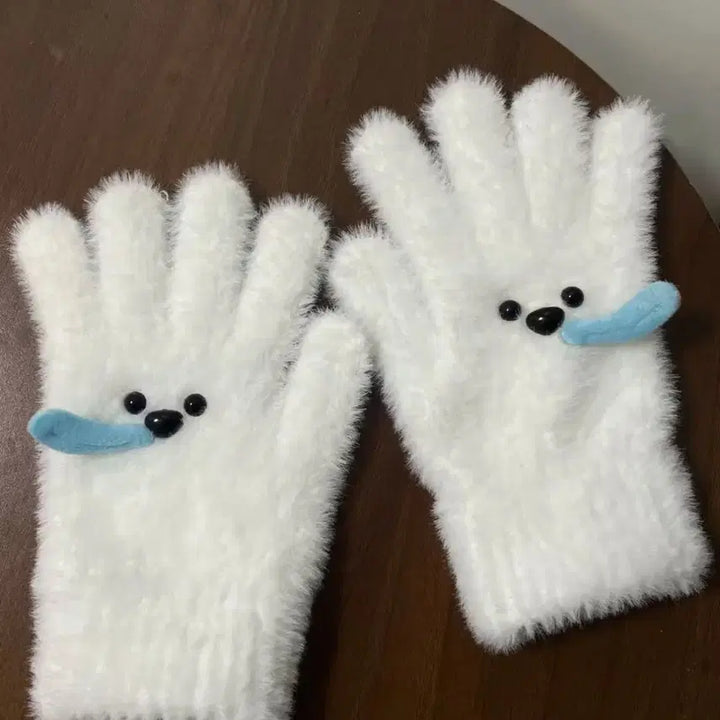 [BUNJANG] Cute Snot Gloves / 콧물 귀요미 장갑