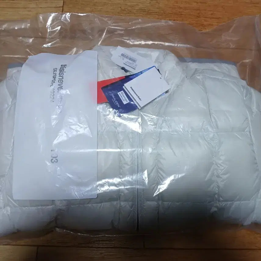 [BUNJANG] PERTEX Light Down Jacket Ivory / (새상품)(L)디네댓 PERTEX 라이트 다운자켓 아이보리