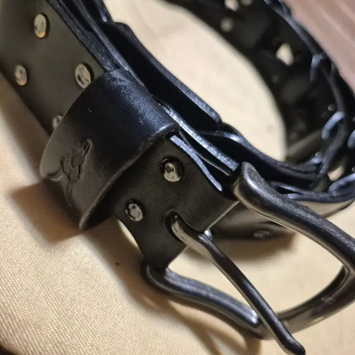 [BUNJANG] Allsaints Leather Weaving Belt / (28~32) 올세인츠 가죽 위빙벨트
