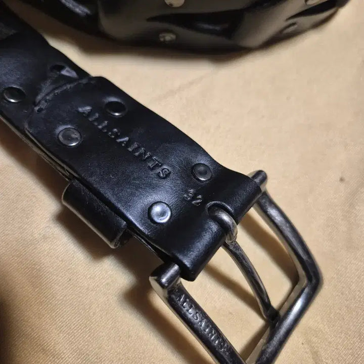 [BUNJANG] Allsaints Leather Weaving Belt / (28~32) 올세인츠 가죽 위빙벨트