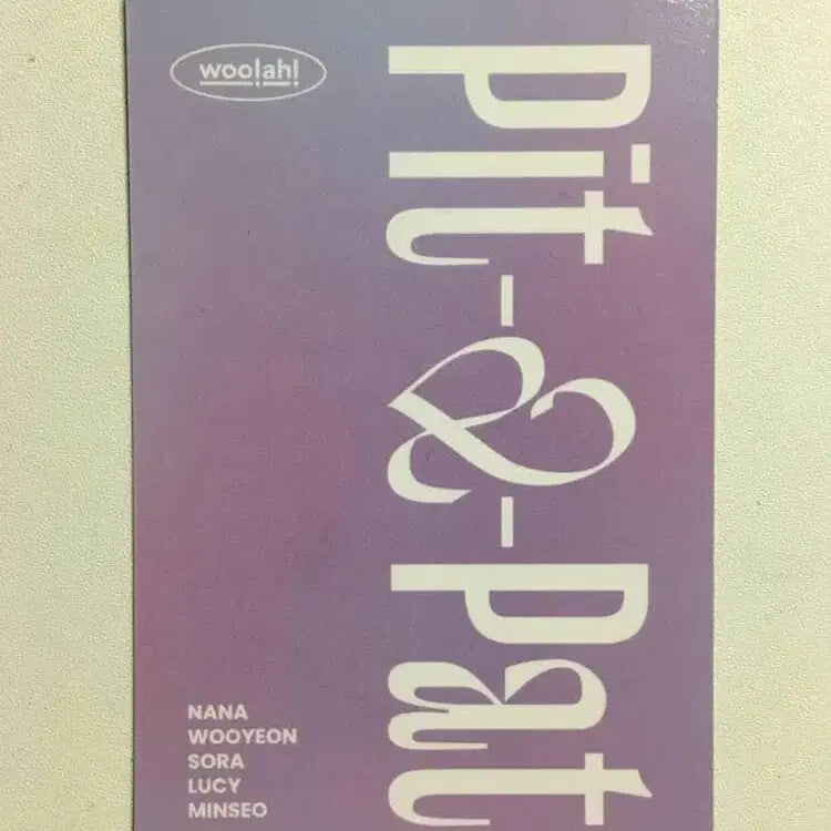 우아 나나 핏어팻 롤러코스터 포토카드 싱글앨범 포카 여돌 우아