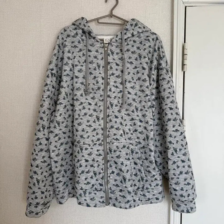 [BUNJANG] Unbranded Floral Hoodie - Size L / 해린 잔꽃후드집업 하구미 브랜디멜빌 샵페어리 후드집업