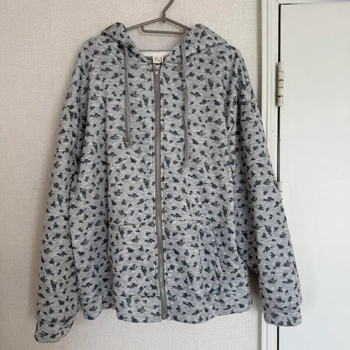 [BUNJANG] Unbranded Floral Hoodie - Size L / 해린 잔꽃후드집업 하구미 브랜디멜빌 샵페어리 후드집업