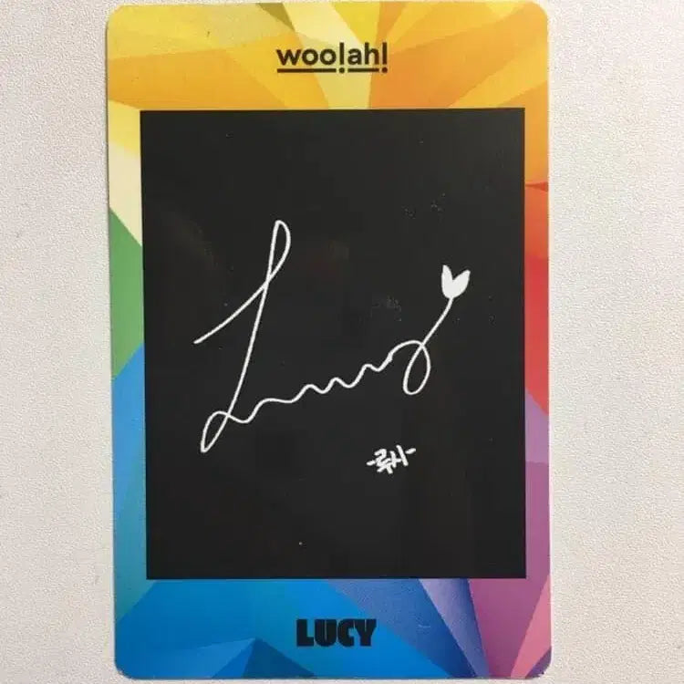 우아 루시 wooah lusy 단거 danger 포토카드 미니앨범 여돌