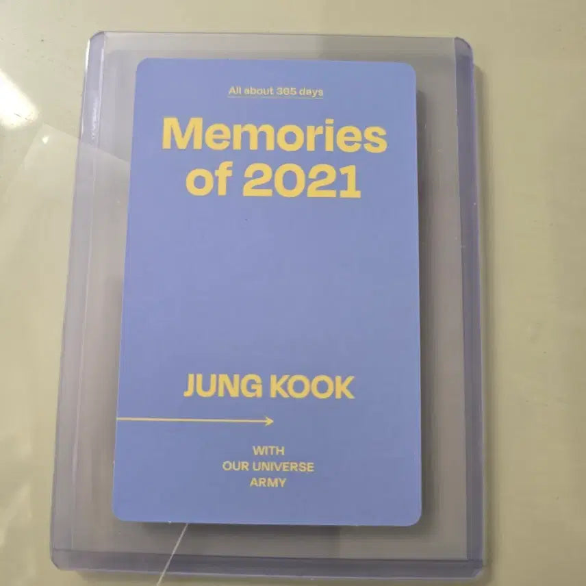 반택포)하자O) 방탄소년단 정국 2021 메모리즈 포토카드