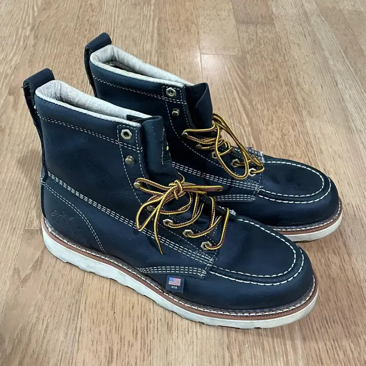 [BUNJANG] Thorogood Black Work Boots US 275 / Thorogood 쏘로굿 블랙 워커 부츠 USA 275